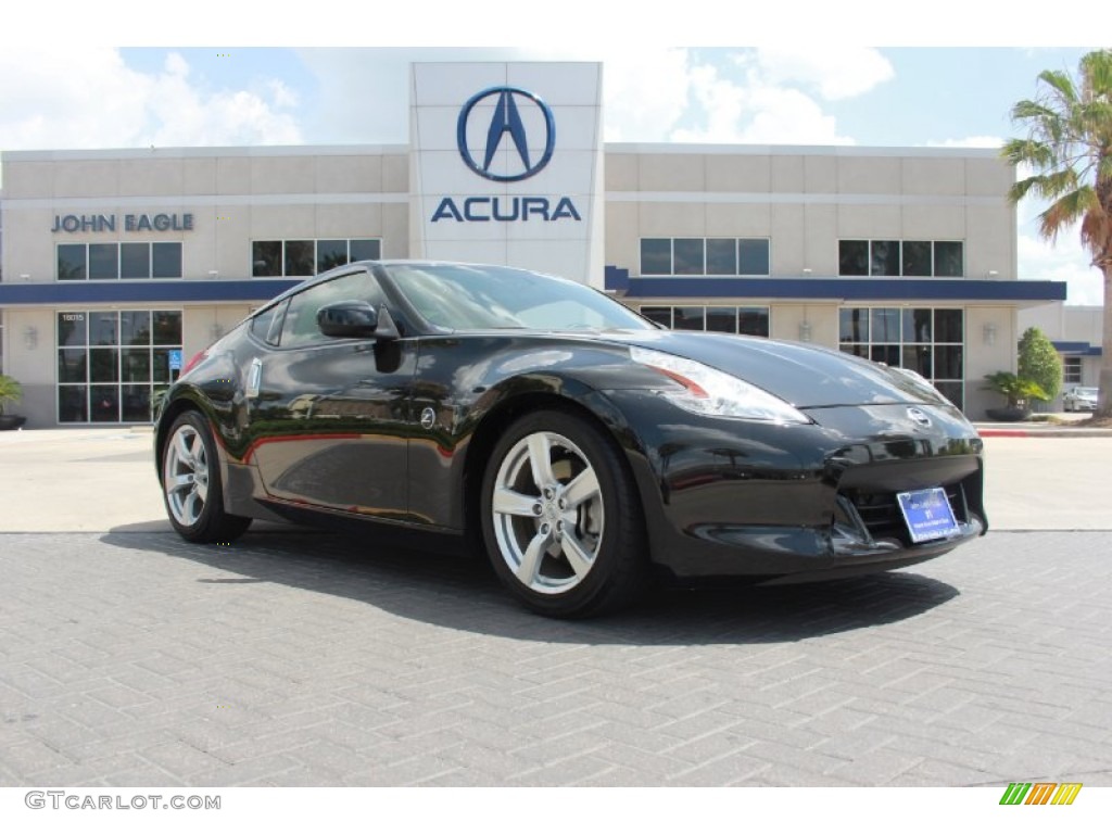 2012 370Z Coupe - Magnetic Black / Gray photo #1