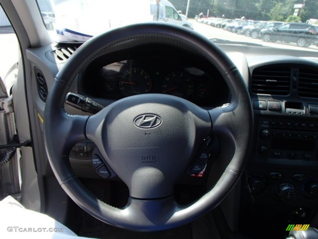 2004 Santa Fe GLS 4WD - Pewter / Gray photo #20