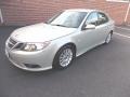 2008 Parchment Silver Metallic Saab 9-3 2.0T Sport Sedan  photo #2