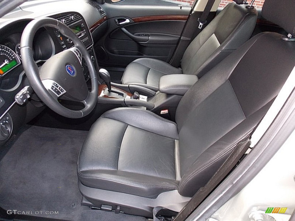 2008 9-3 2.0T Sport Sedan - Parchment Silver Metallic / Black photo #6