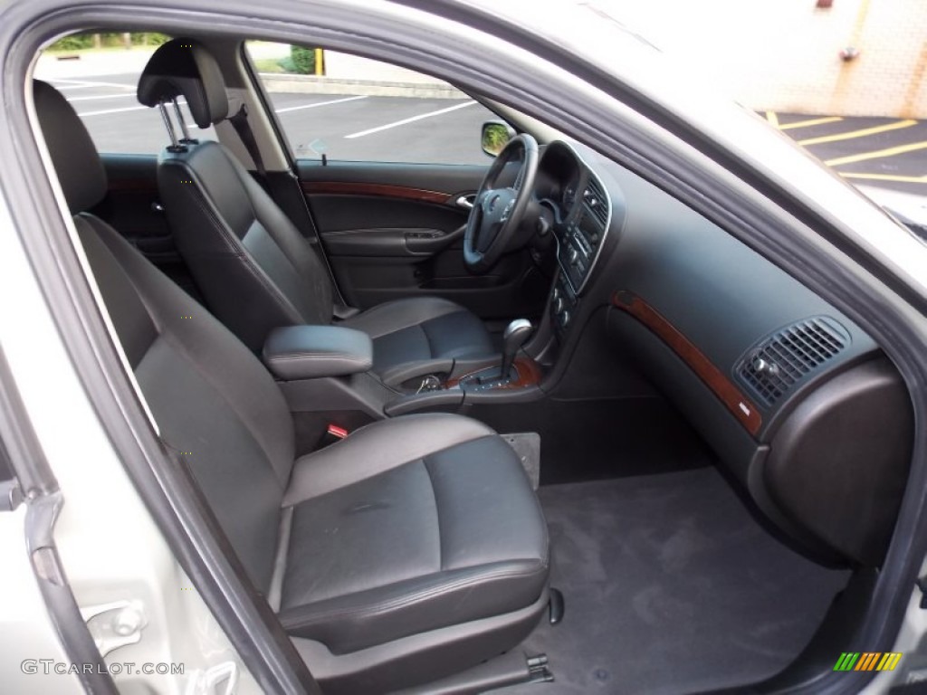 2008 9-3 2.0T Sport Sedan - Parchment Silver Metallic / Black photo #9