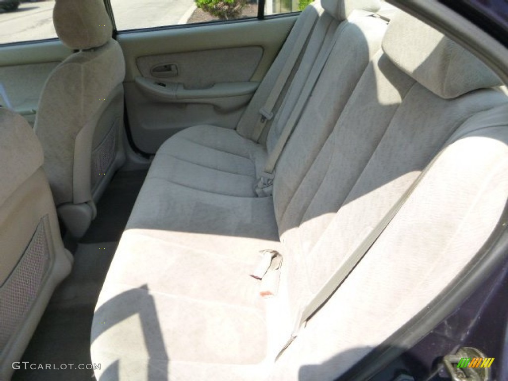 2006 Elantra GLS Sedan - Moonlit Dark Blue / Beige photo #16