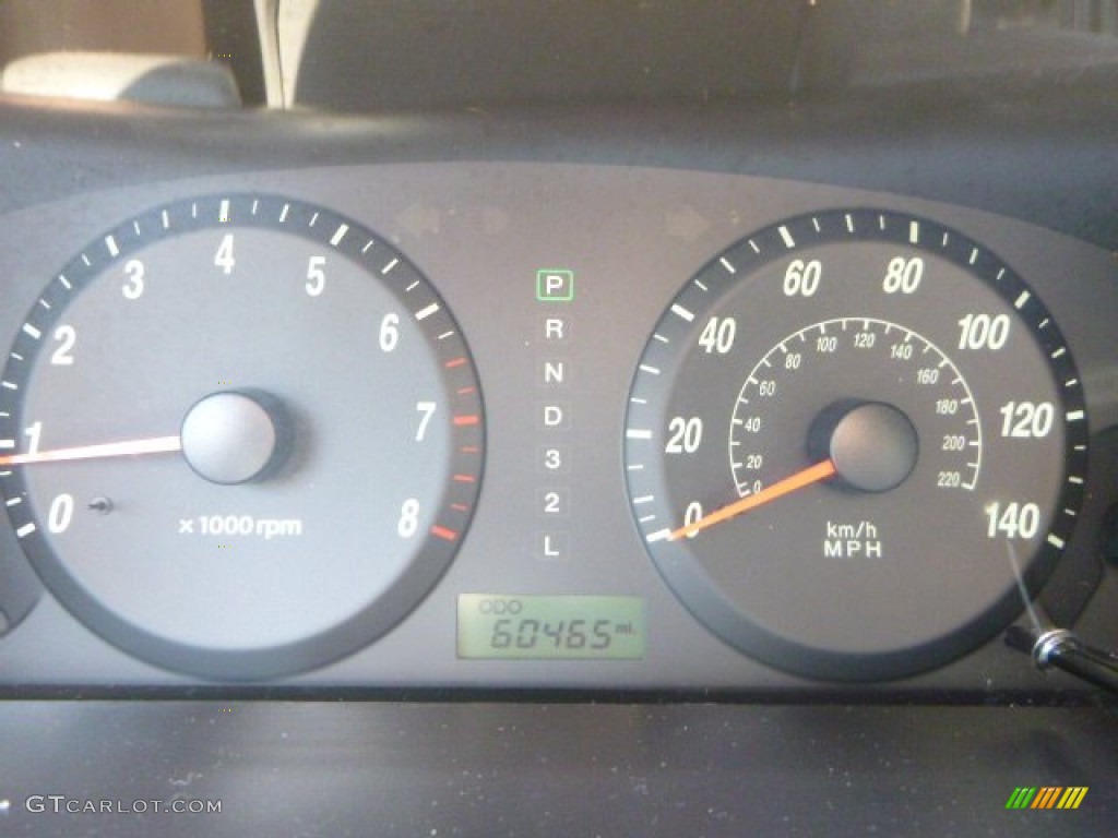2006 Elantra GLS Sedan - Moonlit Dark Blue / Beige photo #24