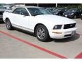 2005 Performance White Ford Mustang V6 Premium Convertible  photo #1