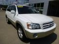 2002 Super White Toyota Highlander V6  photo #8