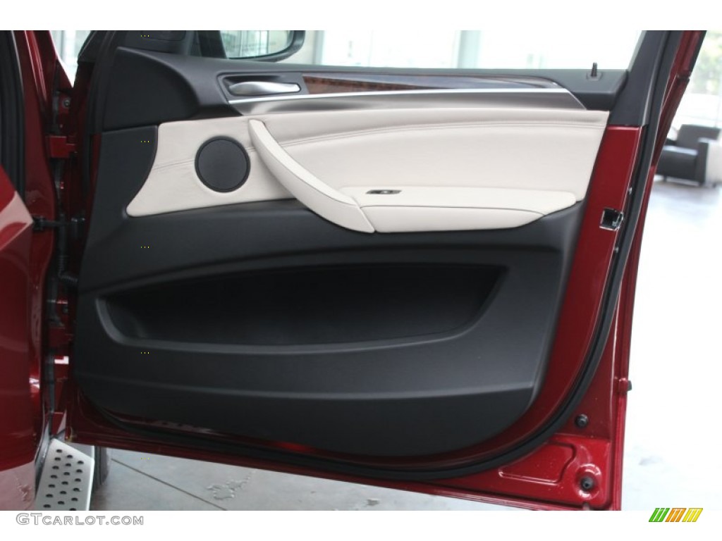 2013 BMW X5 xDrive 35i Oyster Door Panel Photo #82647452
