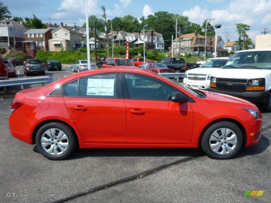 Red Hot 2014 Chevrolet Cruze LS Exterior Photo #82647497