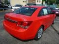 Red Hot 2014 Chevrolet Cruze LS Exterior