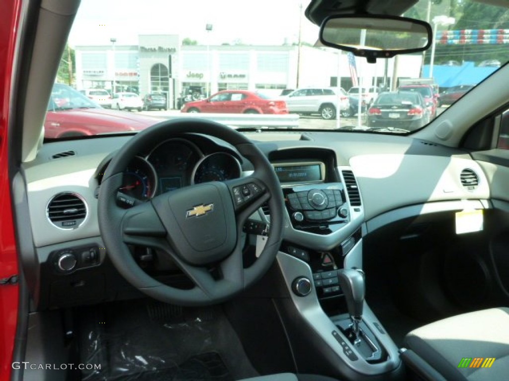 2014 Chevrolet Cruze LS Jet Black/Medium Titanium Dashboard Photo #82647720