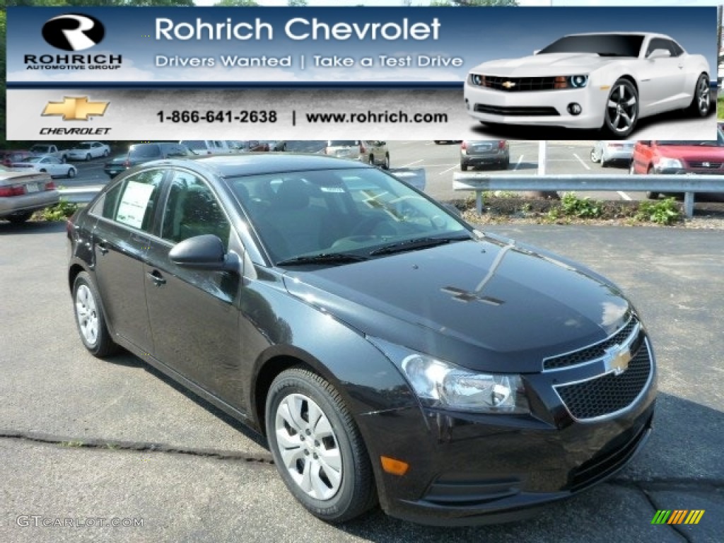 2014 Cruze LS - Black Granite Metallic / Jet Black/Medium Titanium photo #1