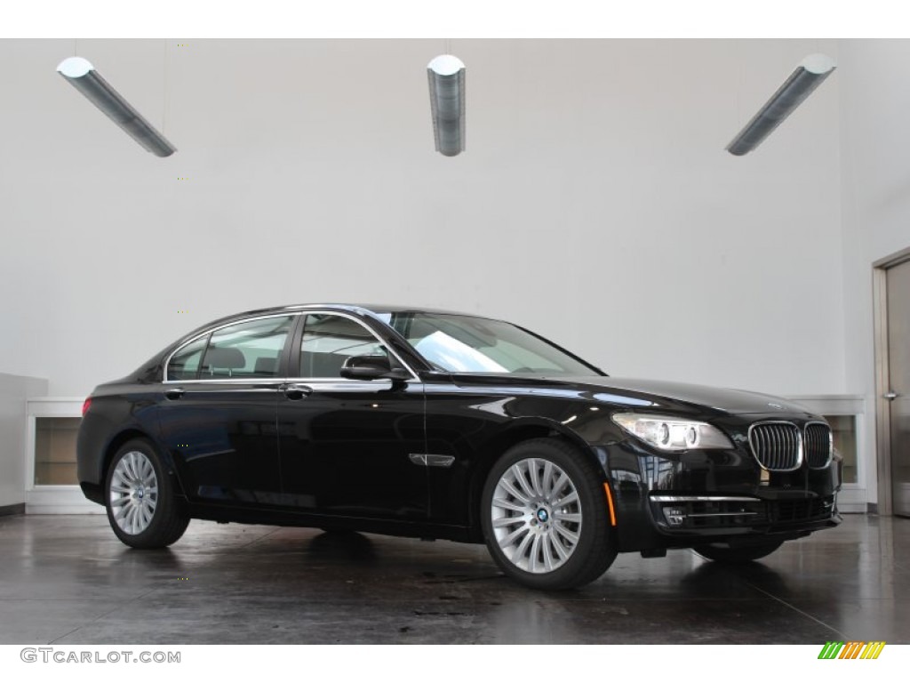 2013 7 Series 750Li Sedan - Black Sapphire Metallic / Black photo #1