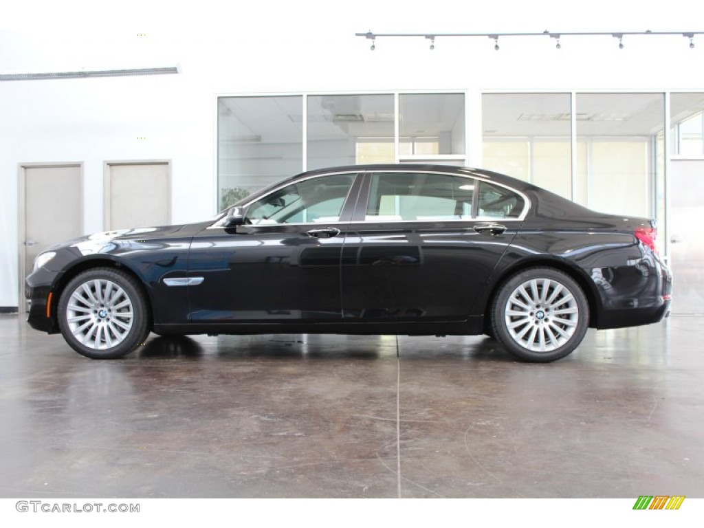 2013 7 Series 750Li Sedan - Black Sapphire Metallic / Black photo #6