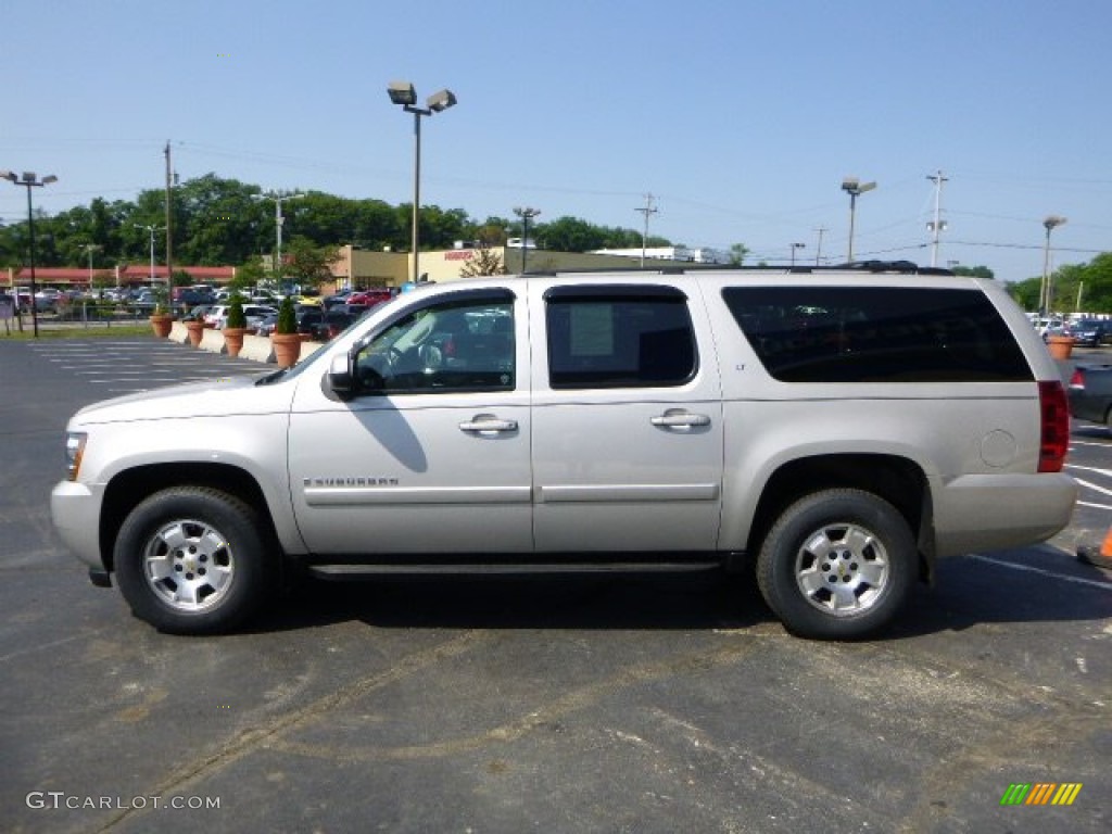 Silver Birch Metallic 2009 Chevrolet Suburban LT 4x4 Exterior Photo #82650481