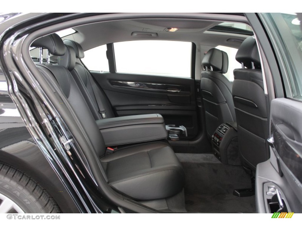 2013 7 Series 750Li Sedan - Black Sapphire Metallic / Black photo #24