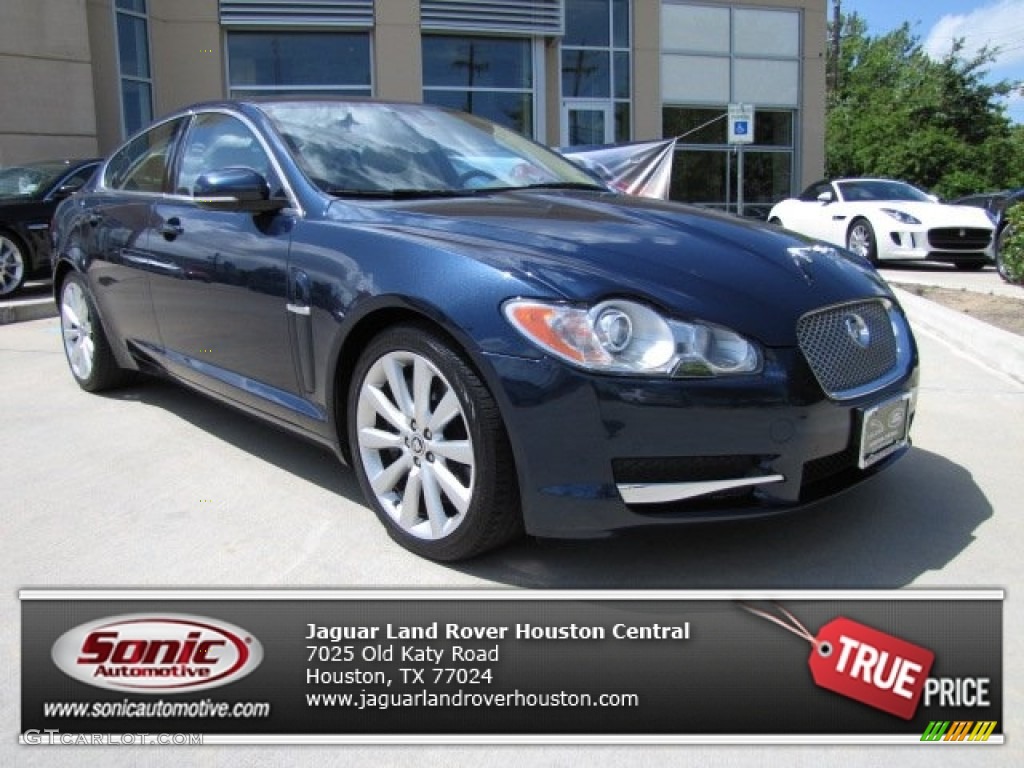 Indigo Blue Metallic Jaguar XF