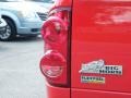 2008 Flame Red Dodge Ram 1500 Big Horn Edition Quad Cab  photo #10