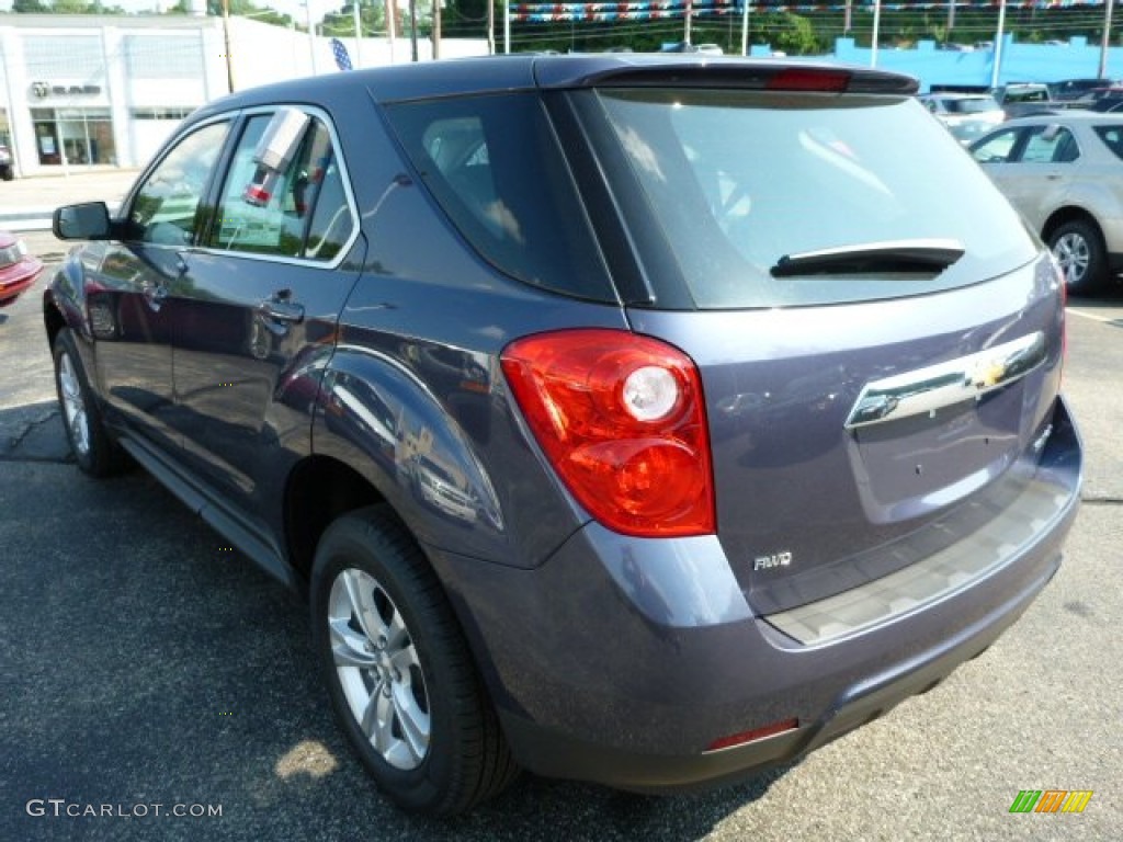 2013 Equinox LS AWD - Atlantis Blue Metallic / Jet Black photo #5