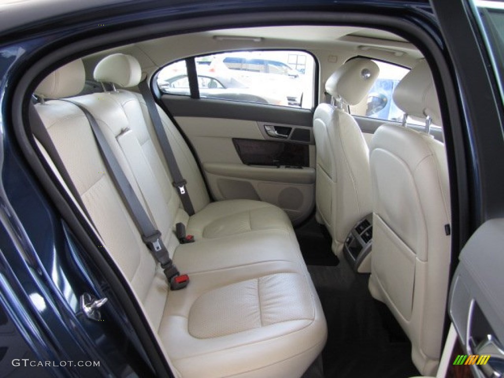 2010 Jaguar XF Premium Sport Sedan Rear Seat Photo #82650991