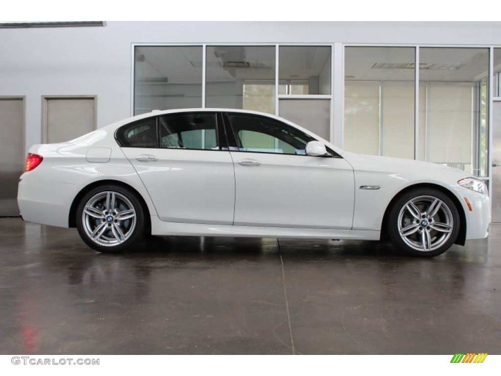 Alpine White 2013 BMW 5 Series 550i Sedan Exterior Photo #82651387