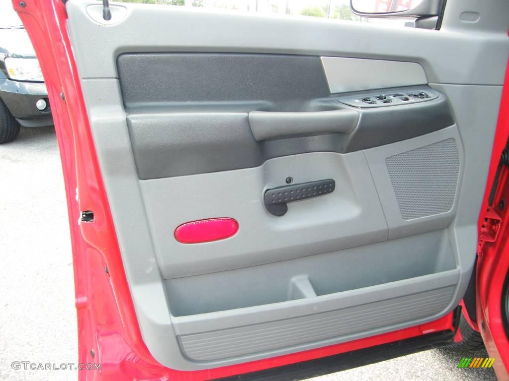 2008 Ram 1500 Big Horn Edition Quad Cab - Flame Red / Medium Slate Gray photo #17