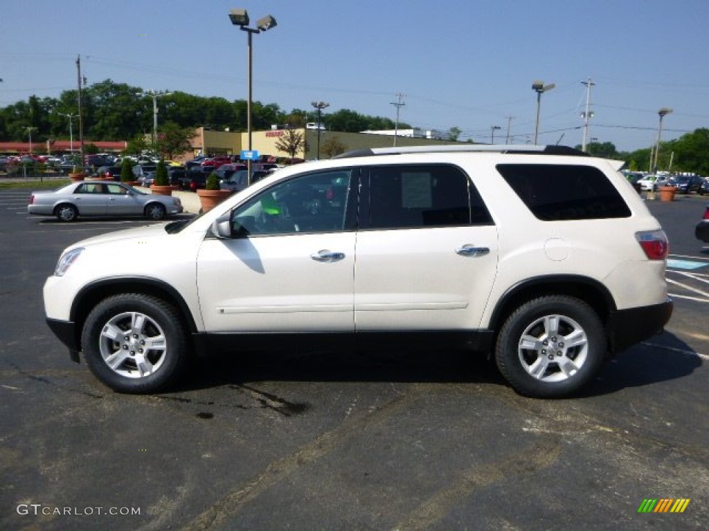 White Diamond Tricoat 2010 GMC Acadia SLE AWD Exterior Photo #82651915