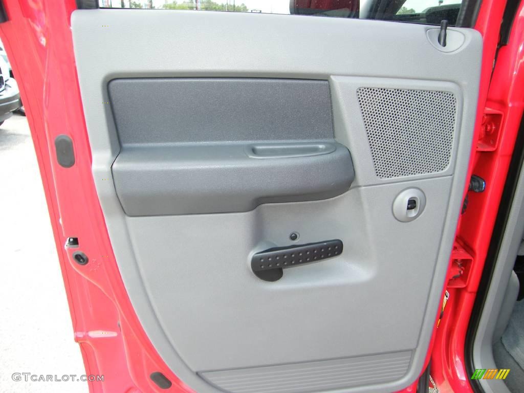 2008 Ram 1500 Big Horn Edition Quad Cab - Flame Red / Medium Slate Gray photo #22