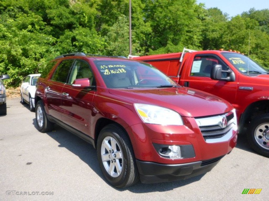 2007 Outlook XR AWD - Red Jewel / Tan photo #1