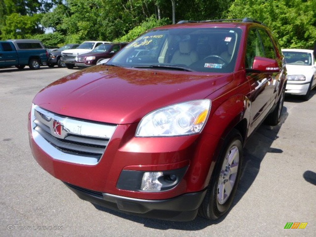 2007 Outlook XR AWD - Red Jewel / Tan photo #5