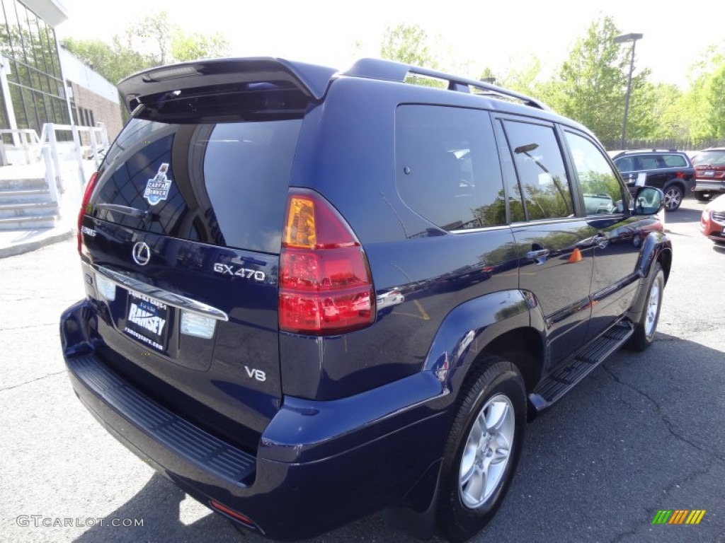 2007 GX 470 - Nautical Blue Metallic / Dark Gray photo #3