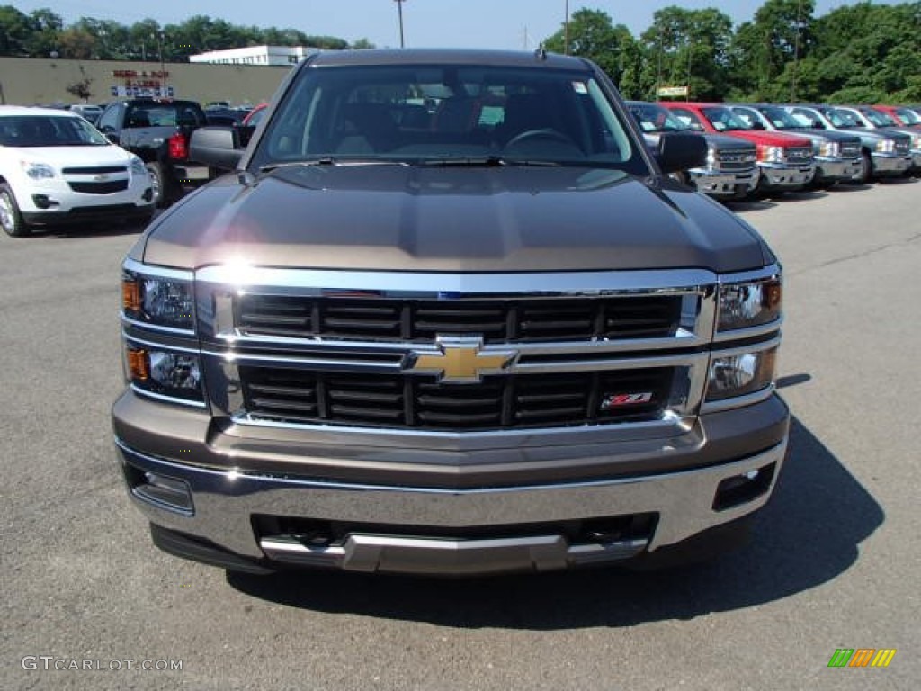 Brownstone Metallic 2014 Chevrolet Silverado 1500 LT Crew Cab 4x4 Exterior Photo #82653069