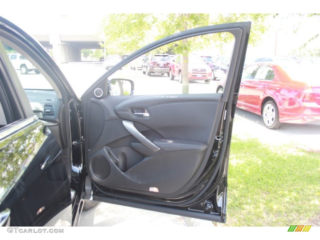 2014 Acura RDX Technology Ebony Door Panel Photo #82653094