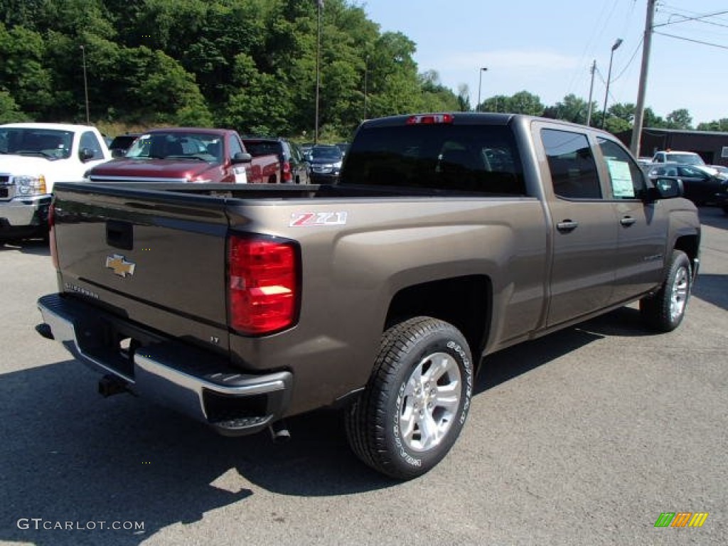 Brownstone Metallic 2014 Chevrolet Silverado 1500 LT Crew Cab 4x4 Exterior Photo #82653183