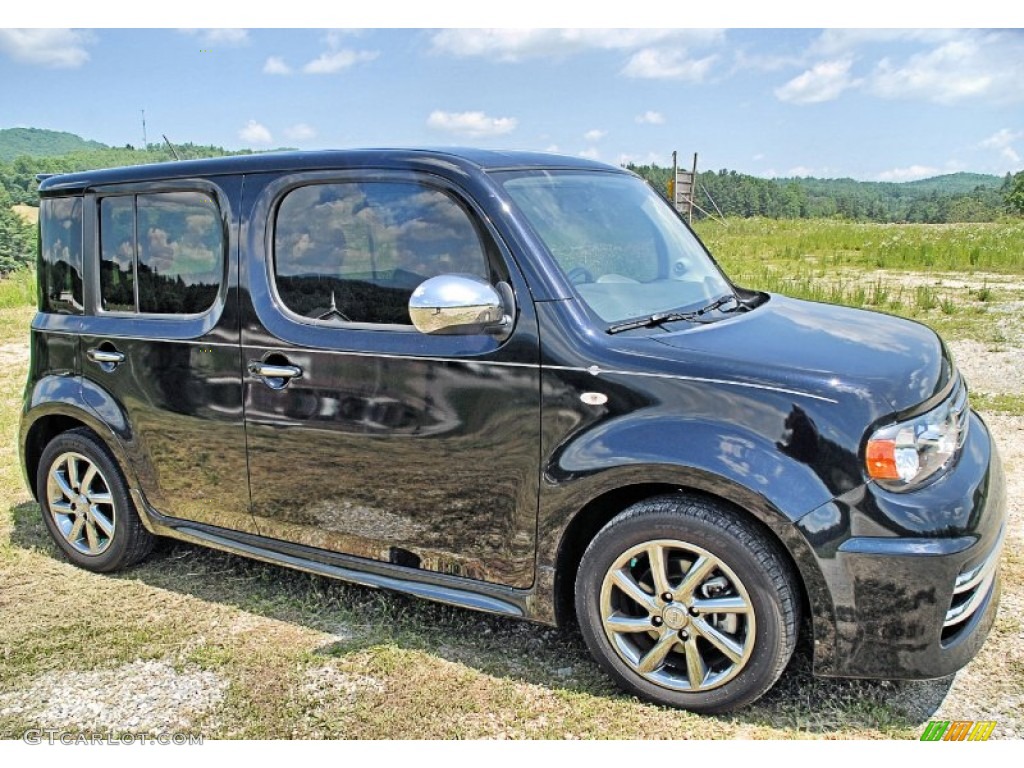 Sapphire Black Pearl 2011 Nissan Cube Krom Edition Exterior Photo #82654242