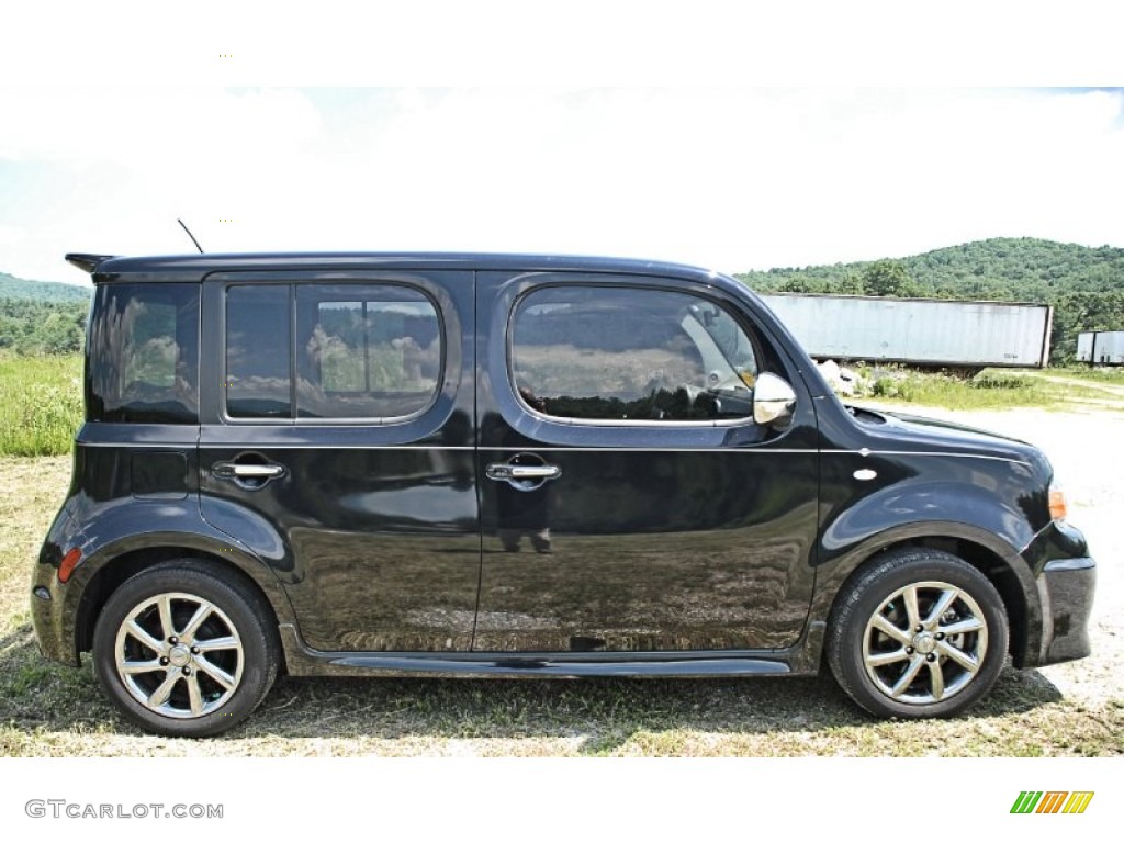 Sapphire Black Pearl 2011 Nissan Cube Krom Edition Exterior Photo #82654285