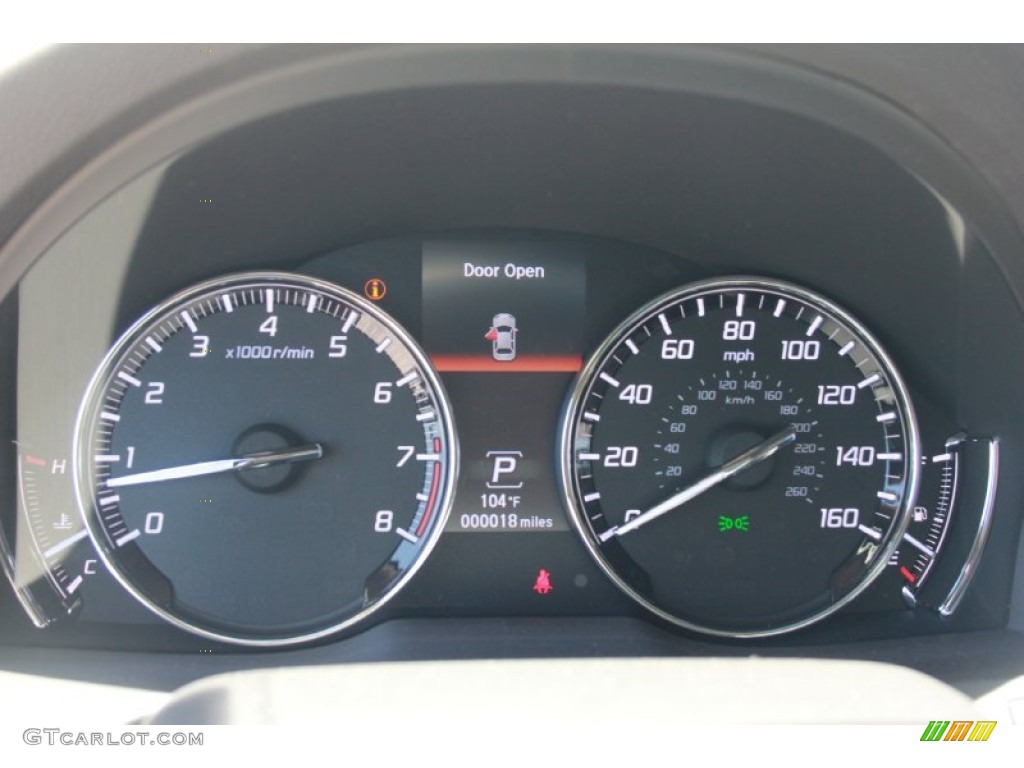 2014 Acura RLX Technology Package Gauges Photo #82654601