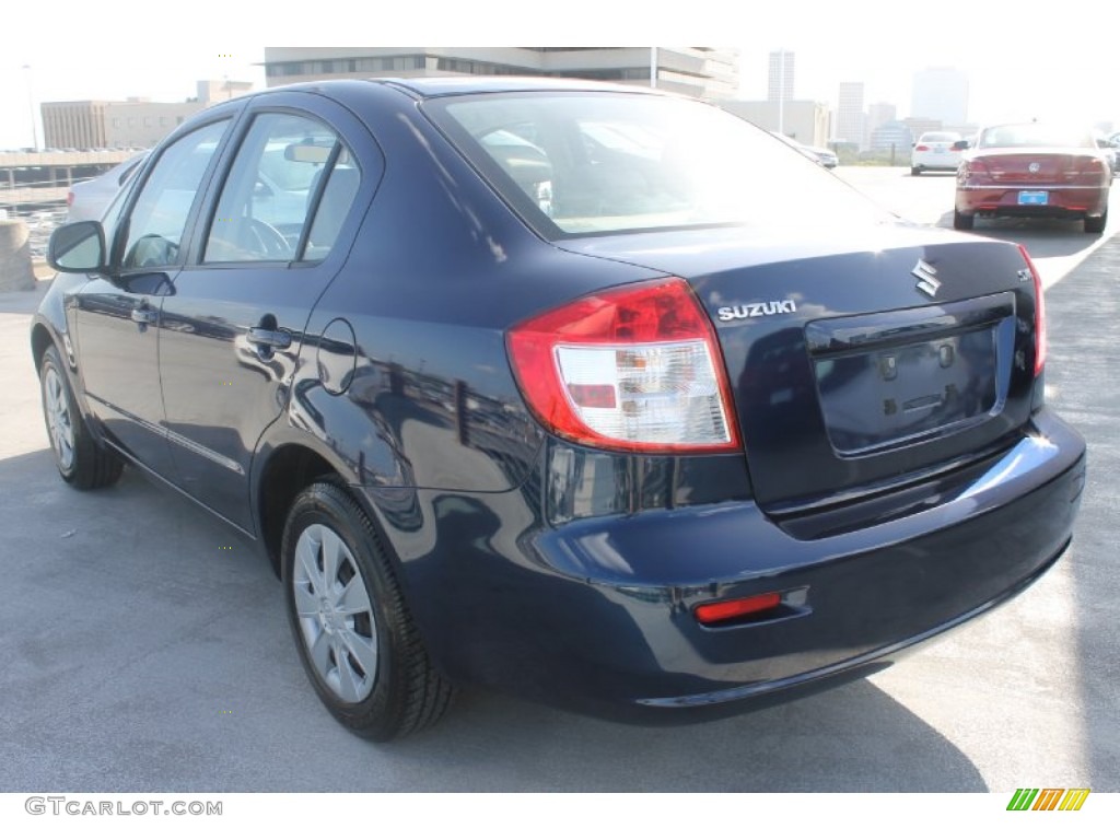 2008 SX4 Sport Sedan - Deep Sea Blue Metallic / Black photo #26