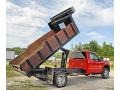 2012 Vermillion Red Ford F350 Super Duty XLT Regular Cab 4x4 Dump Truck  photo #13