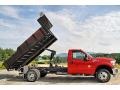 2012 Vermillion Red Ford F350 Super Duty XLT Regular Cab 4x4 Dump Truck  photo #18