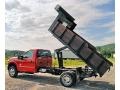 2012 Vermillion Red Ford F350 Super Duty XLT Regular Cab 4x4 Dump Truck  photo #19