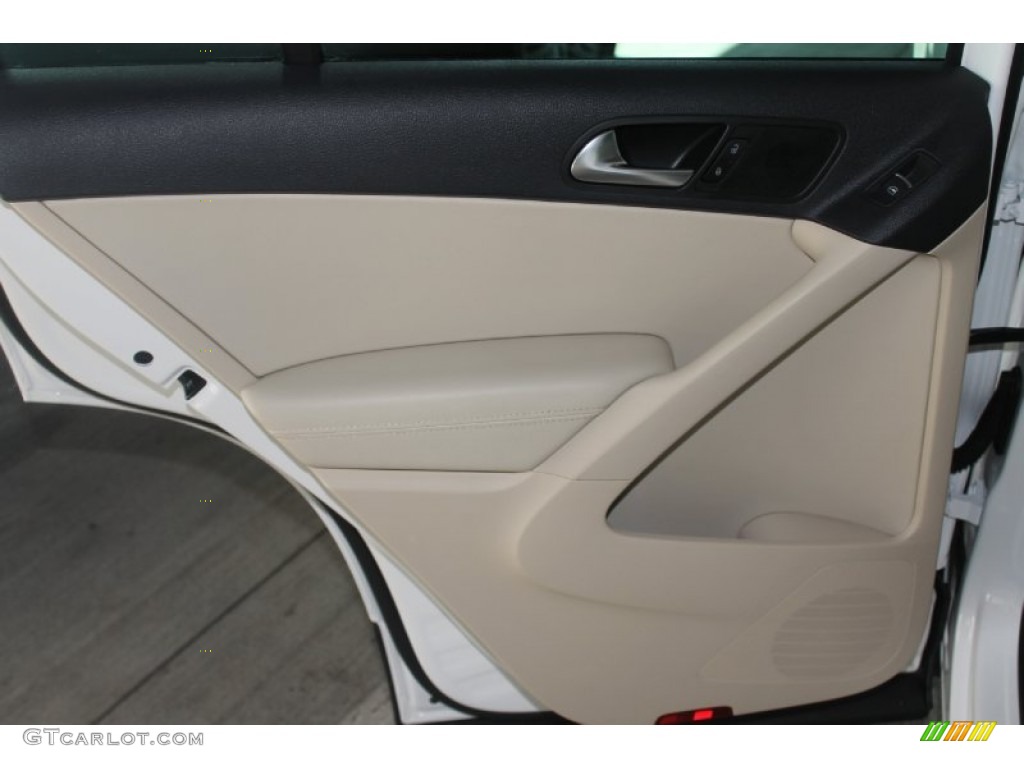 2013 Volkswagen Tiguan SE 4Motion Beige Door Panel Photo #82656418