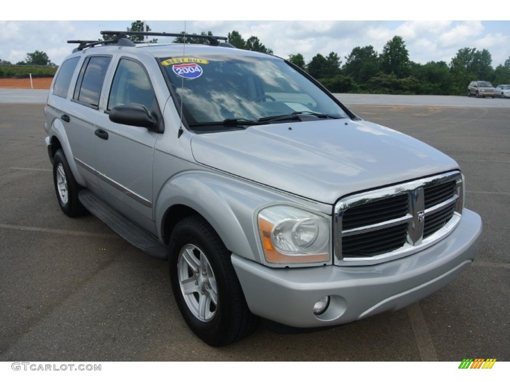 2004 Durango SLT - Brilliant Silver Metallic / Medium Slate Gray photo #1