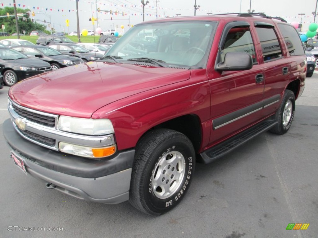 2004 Tahoe LS 4x4 - Sport Red Metallic / Gray/Dark Charcoal photo #3