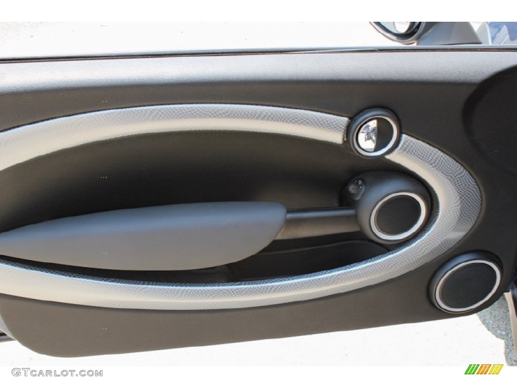 2009 Cooper S Convertible - Horizon Blue / Checkered Carbon Black/Black photo #14