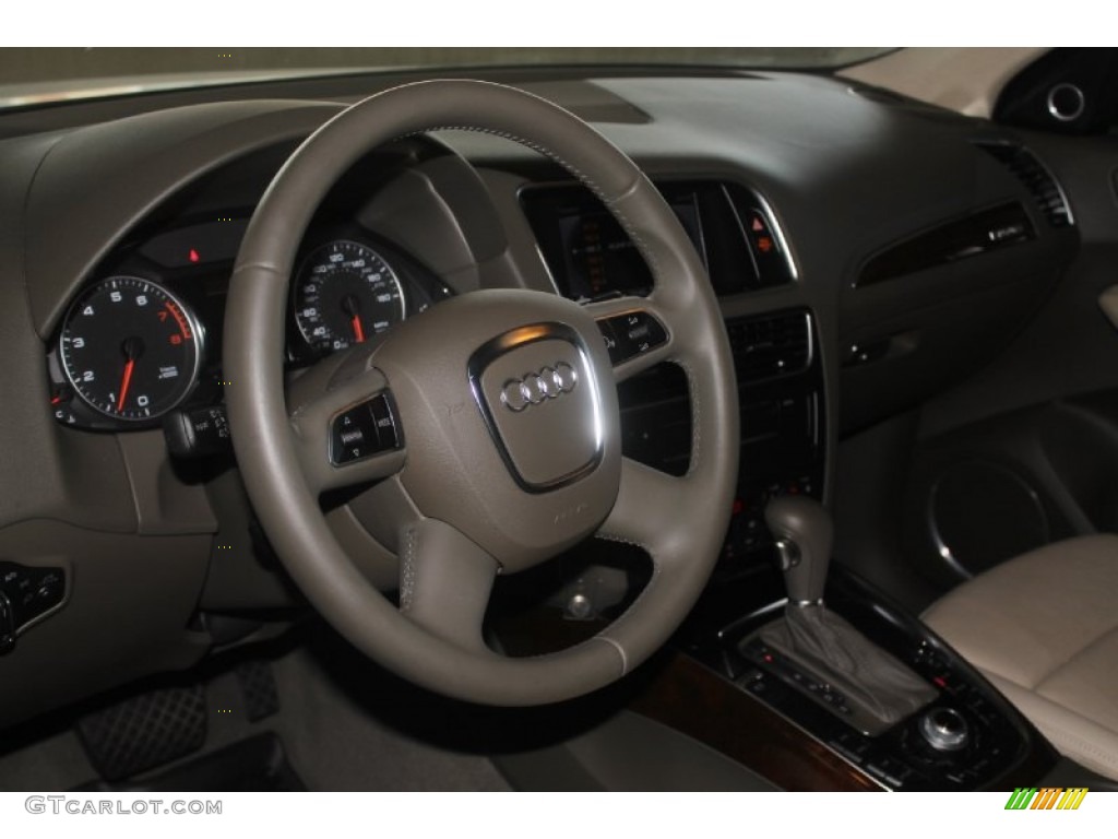 2012 Q5 2.0 TFSI quattro - Moonlight Blue Metallic / Cardamom Beige photo #7