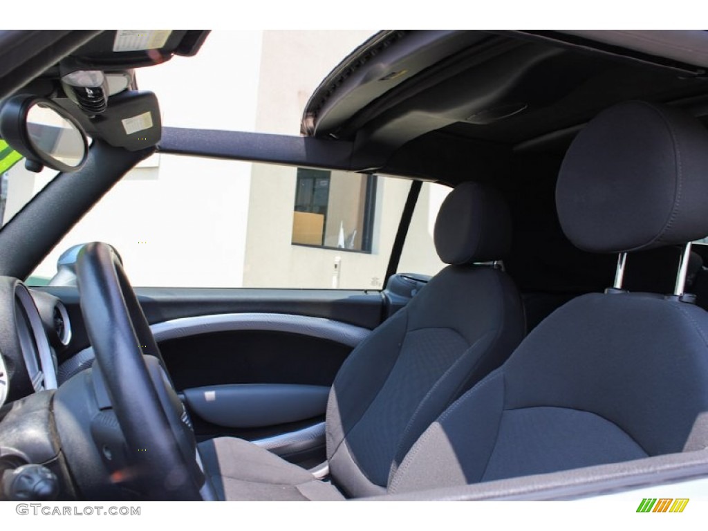 2009 Cooper S Convertible - Horizon Blue / Checkered Carbon Black/Black photo #21