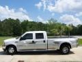 2001 Oxford White Ford F350 Super Duty Lariat Crew Cab Dually  photo #6