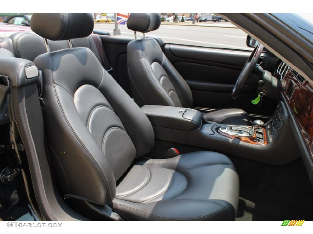 Charcoal Interior 2005 Jaguar XK XKR Convertible Photo #82657380