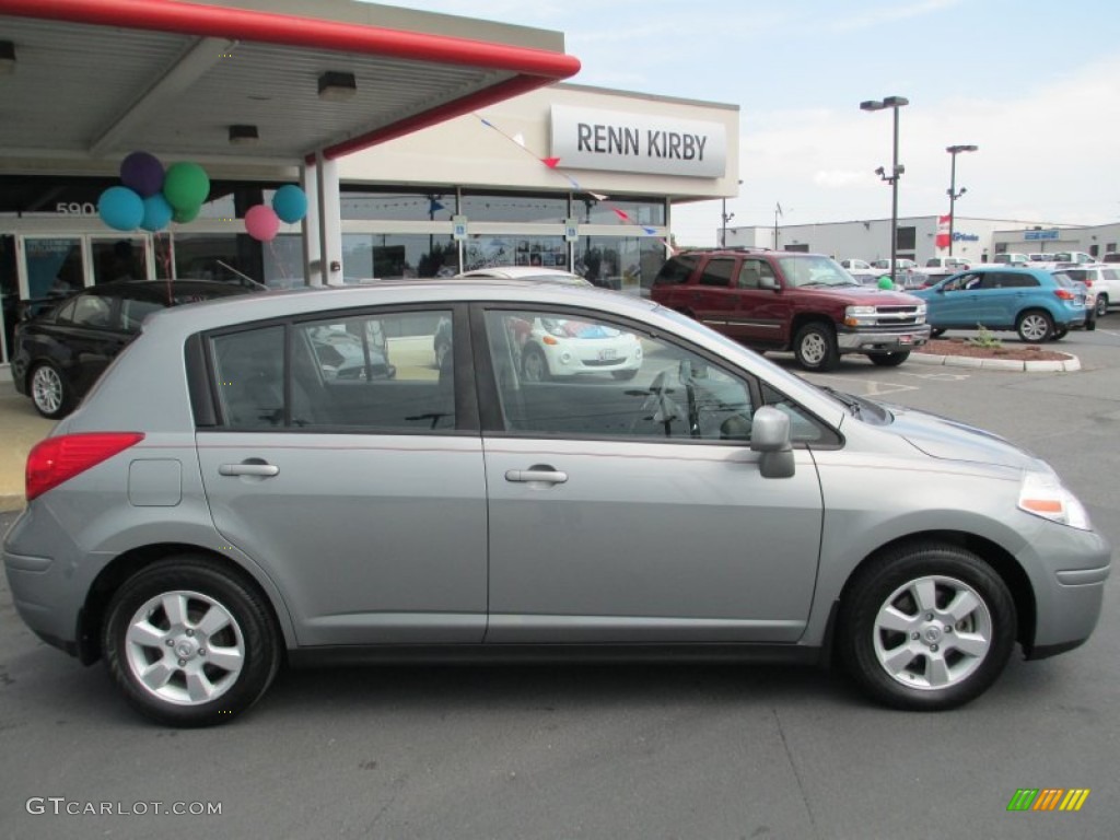 2007 Versa SL - Magnetic Grey Metallic / Charcoal photo #8