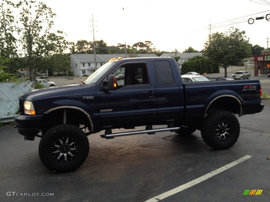 2003 F250 Super Duty Lariat SuperCab 4x4 - Black / Medium Flint Grey photo #19