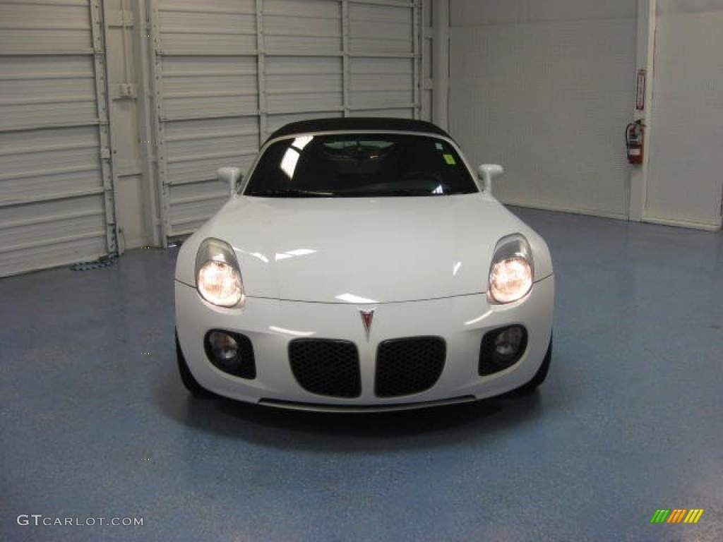 2008 Solstice GXP Roadster - Pure White / Ebony photo #3